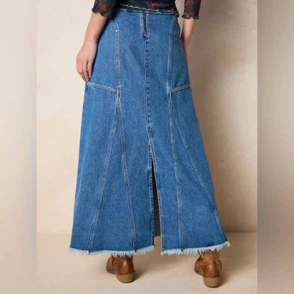 NATURAL LIFE Blue Maxi Skirt - Picture 6 of 6